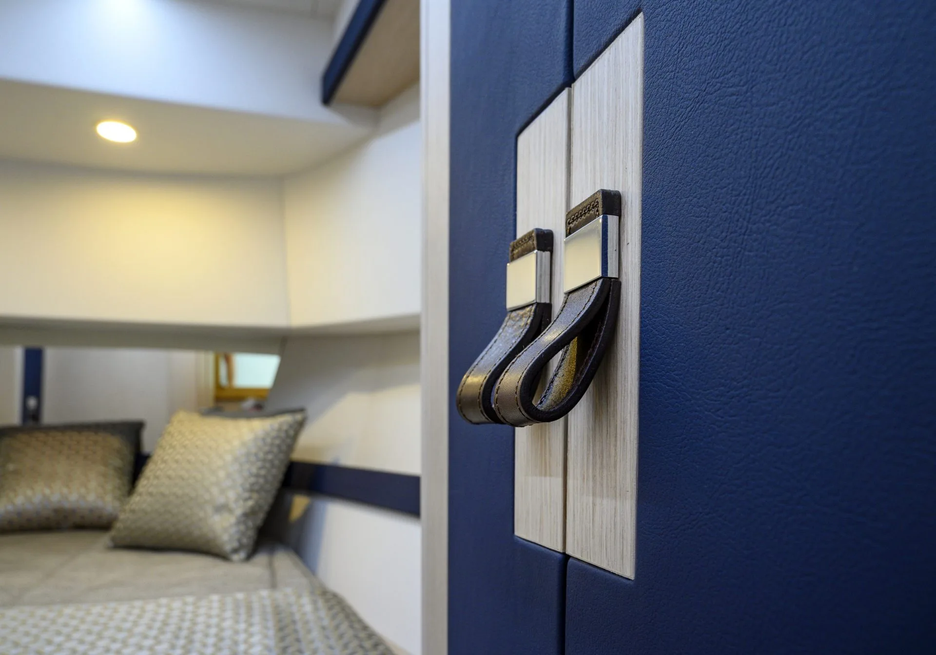 Compact marine interior detail showing access and onboard constraints