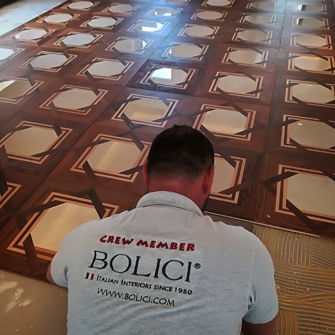 Custom Parquet Installation – Dubai Villa
