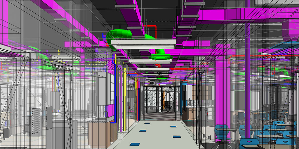BIM coordination and as-built support for interior fit-out projects
