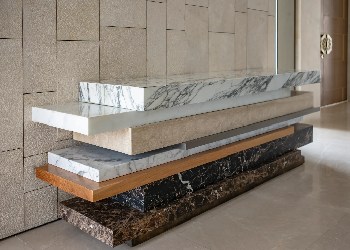 Marble and Stone Interni Villa Dubai Palm